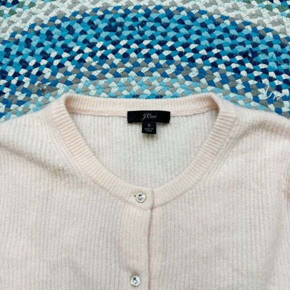 J Crew Alpaca Blend Ribbed Cardigan - Picture 4 of 6